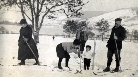 Als unsere Berge Skifahren lernten , Bild 10